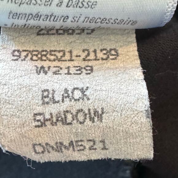 Paige Maternity Verdugo Ultra Skinny Elastic Insets Black Denim Jeans Women’s 24 - Picture 15 of 16